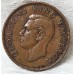 NEW ZEALAND 1944 . ONE 1 PENNY . ERROR . PLANCHET FLAW